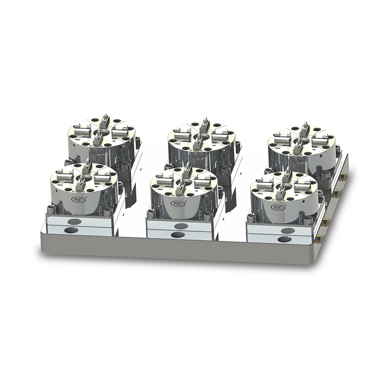 Mandril Pneumático CNC 6 em 1 D100