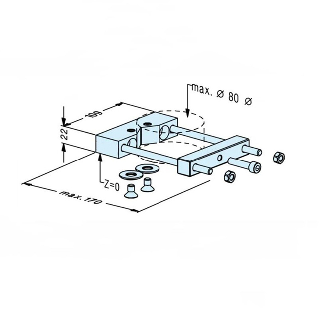 Suporte Prisma POFI 80 PalletSet W ER-019248