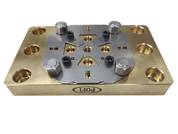 Suporte plano de aço inoxidável 150x92