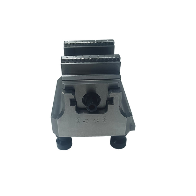 Vises auto-centralizadas integradas aos pregos de fixação para o sistema de fixação de pontos zero