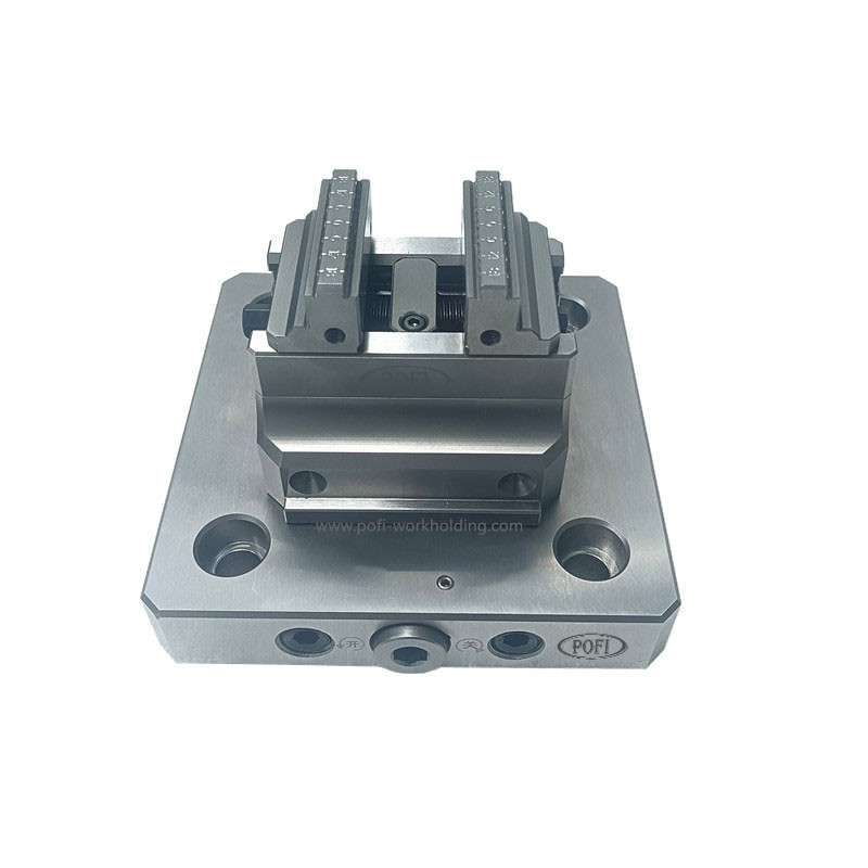 Adaptador de ponto zero de baixo perfil CNC 52 Tipo de mudança rápida Posicionador POFI