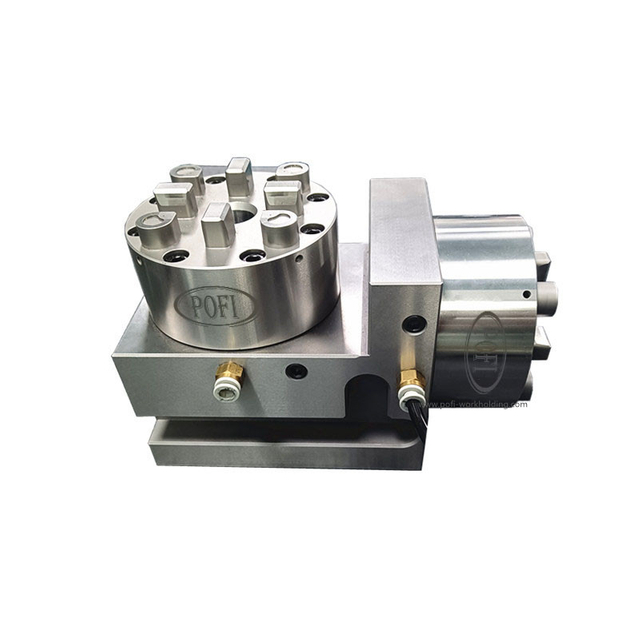 POFI 3M Pneumatic Chuck D100 com bloco quadrado