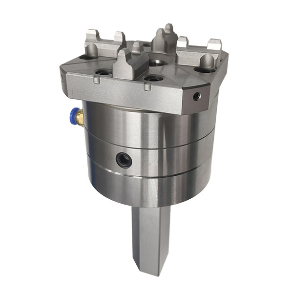 Mandril pneumático EDM quadrado de 80 mm com biela-2-600