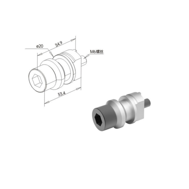 POFI Chucking Spigot Compact Combi compatível com ER-029098