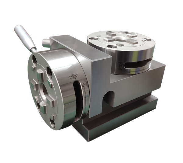 Mandril de mesa manual D100 MacroStd com prateleira angular 3R-600.23-S MacroStd 3R-A21944