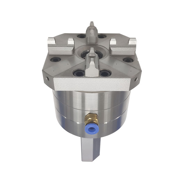 Mandril pneumático EDM quadrado de 80 mm com biela-4-600