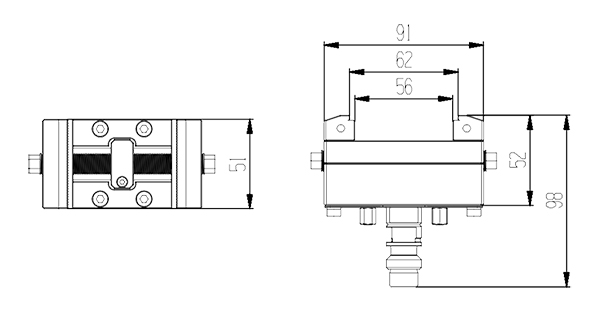 Torno de centragem 91x51-Especificação