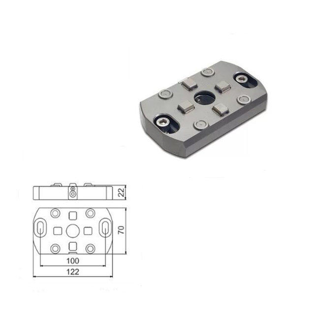 POFI WEDM Mandril Macro Mandril Manual Compatível com 3R-602.26