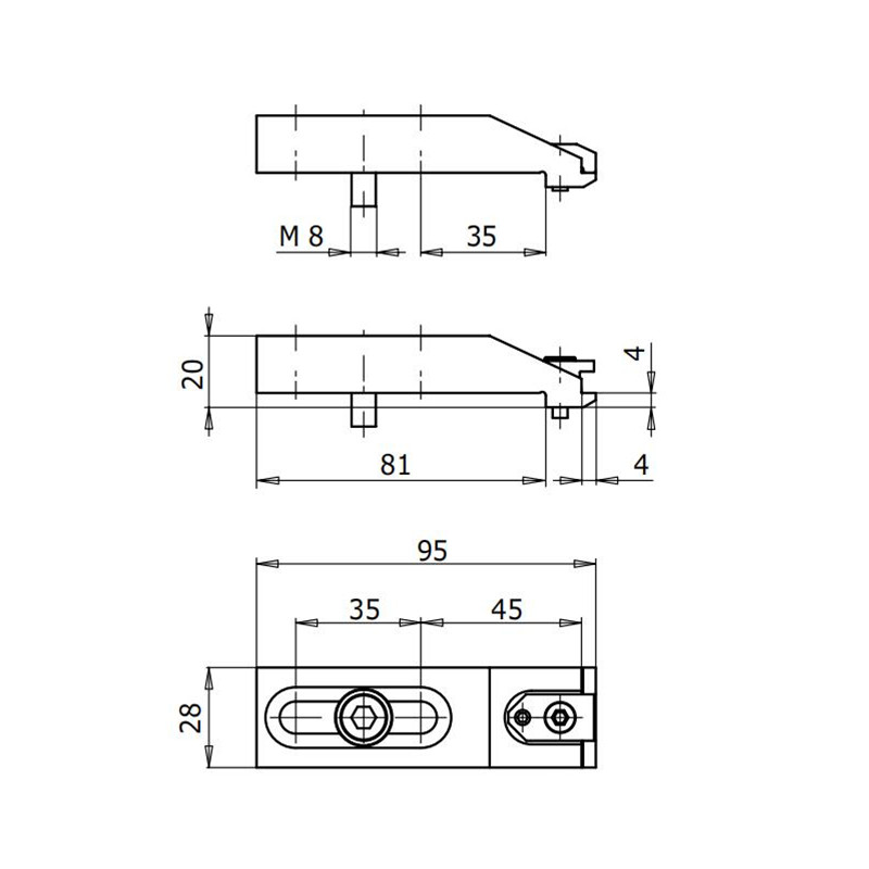 Grampo zeroline 3R ICS 90 C 552 630