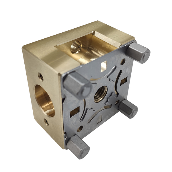 PO-C0004-51X51 Suporte de latão plano-10-600