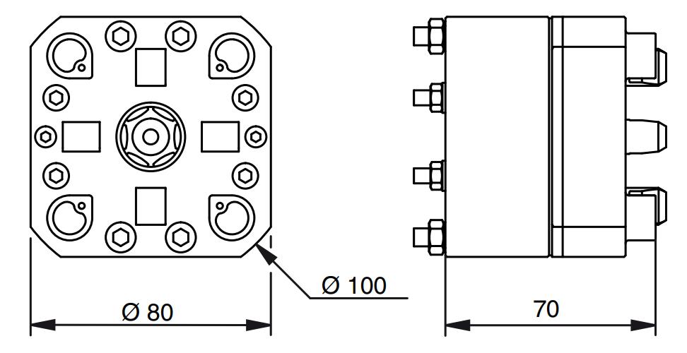 3R-600.86-3-Mandril pneumático Especificação MacroHP